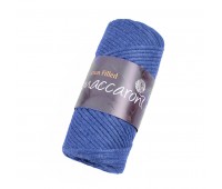 Трикотажний бавовняний шнур Cotton Filled 3 мм, колір Джинс