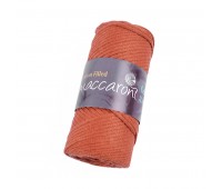 Трикотажний бавовняний шнур Cotton Filled 3 мм, колір Теракотовий