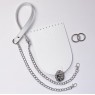 Комплект для сумки Орео Білий пітон з еко шкіри в НАЯВНОСТІ
