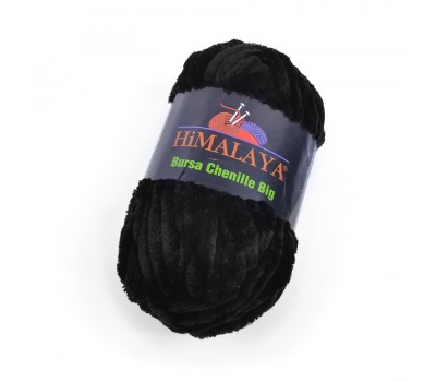 Пряжа велюрова Himalaya Dolphin Big колір Чорний