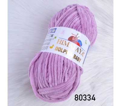 Пряжа велюрова Himalaya Dolphin Baby колір 80334