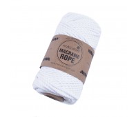 Еко шнур Macrame Rope 4 мм Білий Еко шнур Macrame Rope 4 мм Білий