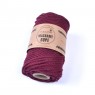 Еко шнур Macrame Rope 4 мм Бургунді