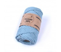 Еко шнур Macrame Rope 4 мм Блакитний туман Еко шнур Macrame Rope 4 мм Блакитний туман