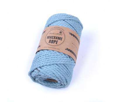 Еко шнур Macrame Rope 4 мм Блакитний туман