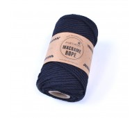 Еко шнур Macrame Rope 4 мм Темно синій Еко шнур Macrame Rope 4 мм Темно синій