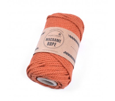 Еко шнур Macrame Rope 4 мм Теракотовий