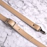Ремінець з Еко-шкіри з регулюванням і карабінами 110х1,5см.