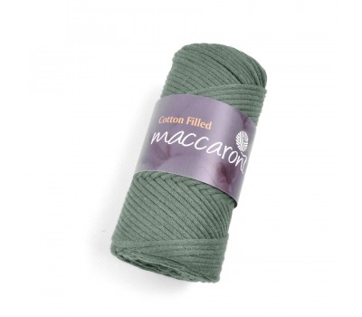 Трикотажний бавовняний шнур Cotton Filled 3 мм, колір Хакі